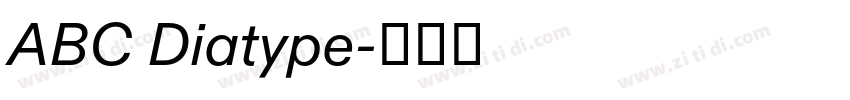 ABC Diatype字体转换